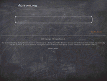 Tablet Screenshot of dressyou.org